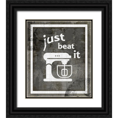 Farm Sign_Beat it Black Ornate Wood Framed Art Print with Double Matting by LightBoxJournal