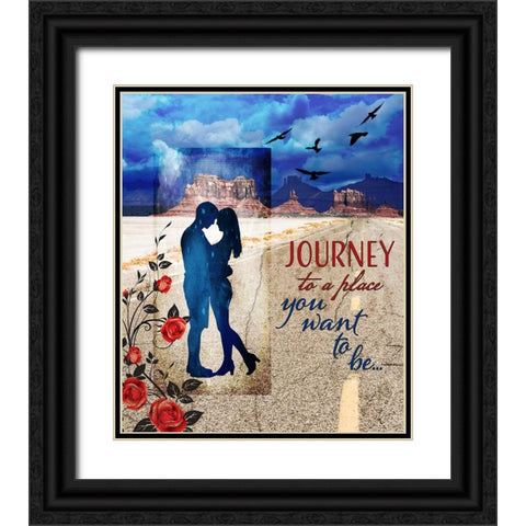 Love Signs_V2 Black Ornate Wood Framed Art Print with Double Matting by LightBoxJournal