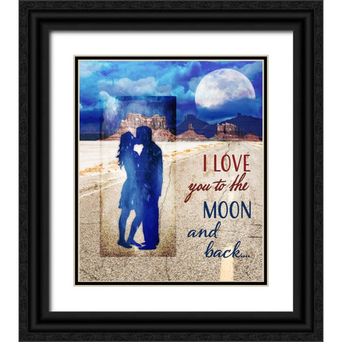 LoveSigns_V3 Black Ornate Wood Framed Art Print with Double Matting by LightBoxJournal