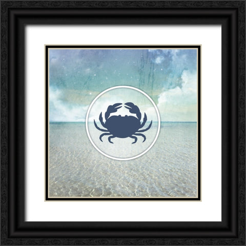 Signs_SeaLife_Crab Black Ornate Wood Framed Art Print with Double Matting by LightBoxJournal