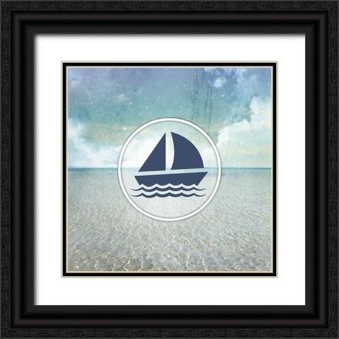 Signs_SeaLife_Sail Black Ornate Wood Framed Art Print with Double Matting by LightBoxJournal