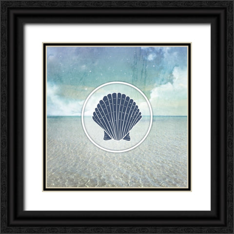 Signs_SeaLife_SeaShell2 Black Ornate Wood Framed Art Print with Double Matting by LightBoxJournal
