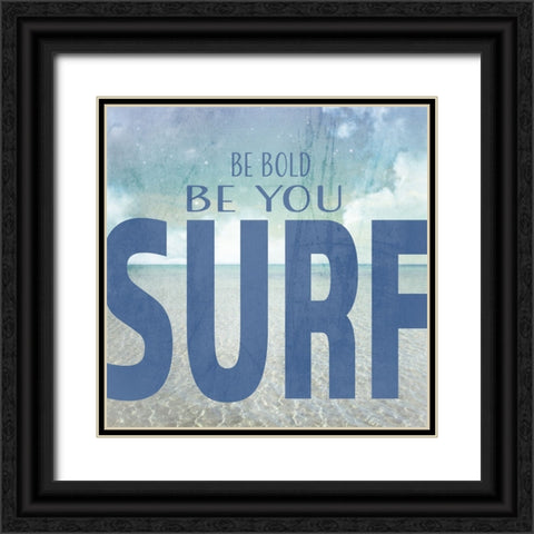 Signs_SeaLife_Typography_BeBold Black Ornate Wood Framed Art Print with Double Matting by LightBoxJournal