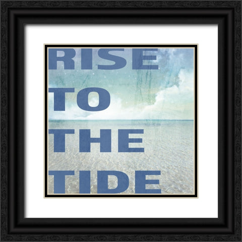 Signs_SeaLife_Typography Black Ornate Wood Framed Art Print with Double Matting by LightBoxJournal