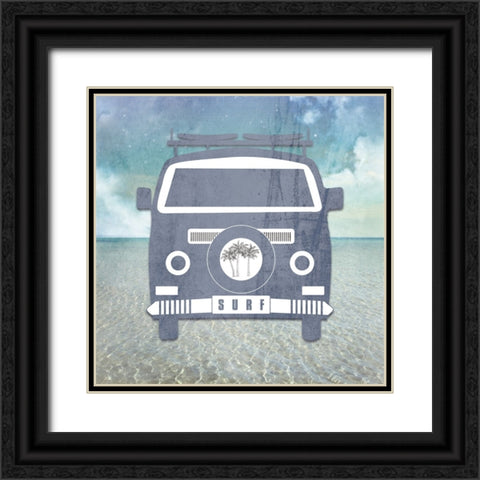 Signs_SurfVan Black Ornate Wood Framed Art Print with Double Matting by LightBoxJournal
