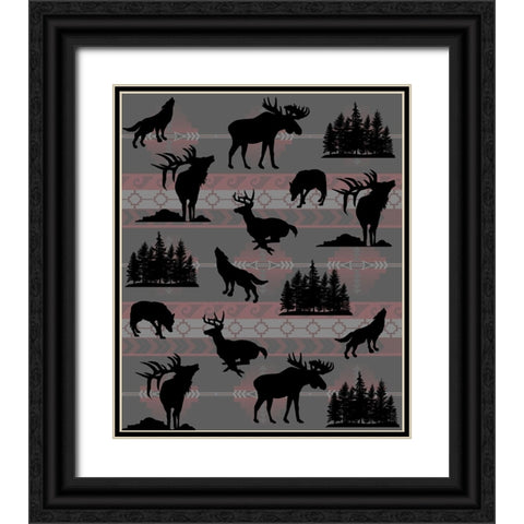 North American Wildlife_09 Black Ornate Wood Framed Art Print with Double Matting by LightBoxJournal