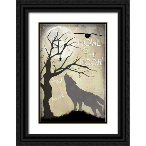 Say Boo 04 Black Ornate Wood Framed Art Print with Double Matting by LightBoxJournal