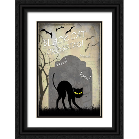 Say Boo 07 Black Ornate Wood Framed Art Print with Double Matting by LightBoxJournal