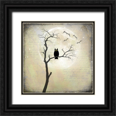 Say Boo 011 Black Ornate Wood Framed Art Print with Double Matting by LightBoxJournal