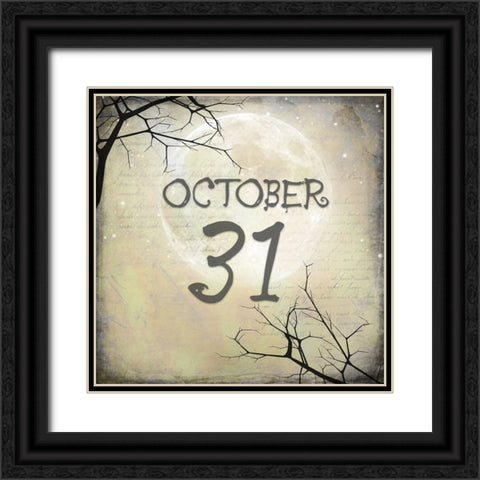 Say Boo 015 Black Ornate Wood Framed Art Print with Double Matting by LightBoxJournal