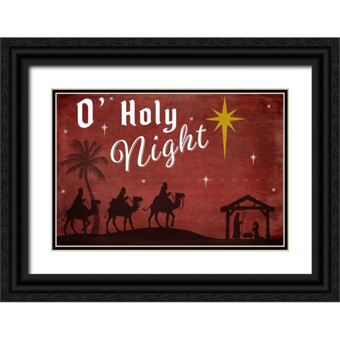 25 Days TilChristmas 036 Black Ornate Wood Framed Art Print with Double Matting by LightBoxJournal