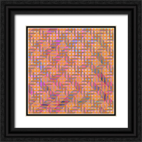 Gypsy Cherry Pattern 3 Black Ornate Wood Framed Art Print with Double Matting by LightBoxJournal