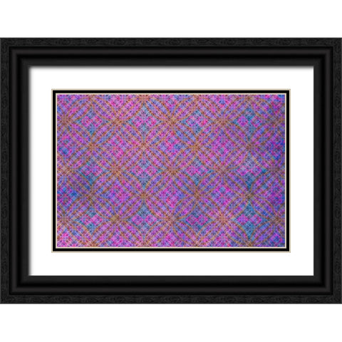 Cherry Blu Pattern 04 Black Ornate Wood Framed Art Print with Double Matting by LightBoxJournal