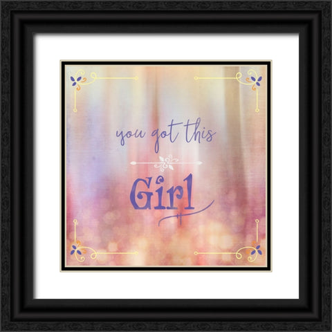 Gypsy Cherry Sign 1 Black Ornate Wood Framed Art Print with Double Matting by LightBoxJournal