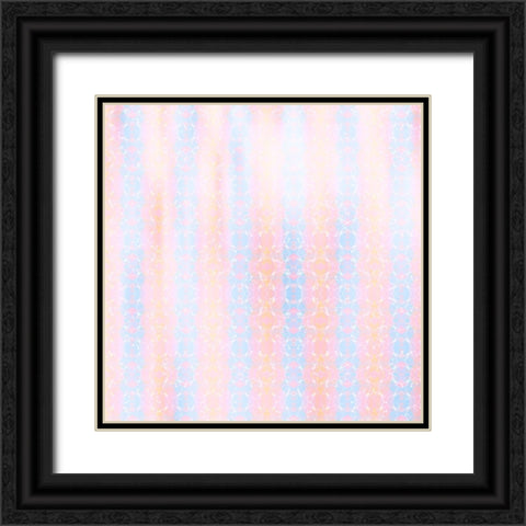 Apple Blossoms Pattern 04 Black Ornate Wood Framed Art Print with Double Matting by LightBoxJournal