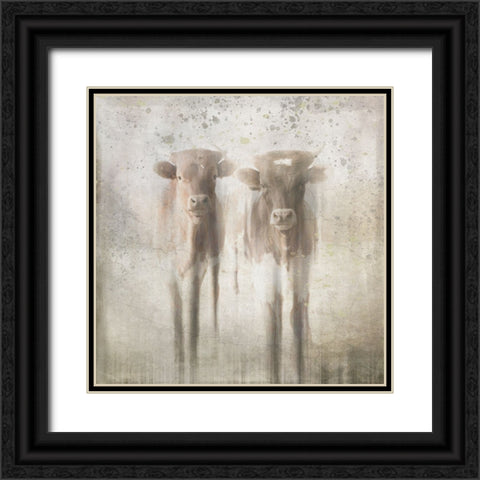 Antique Farm 06 Black Ornate Wood Framed Art Print with Double Matting by LightBoxJournal