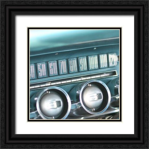 Antique Garage 4 Black Ornate Wood Framed Art Print with Double Matting by LightBoxJournal