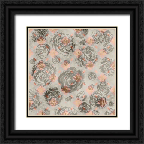 Junk Gypsy Pattern 12 Black Ornate Wood Framed Art Print with Double Matting by LightBoxJournal