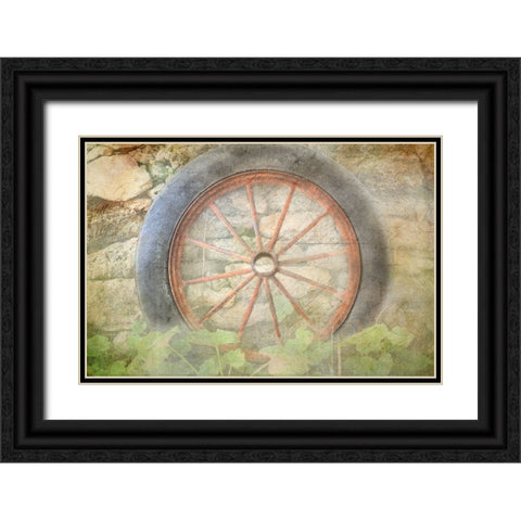 JunkGypsy 11 Black Ornate Wood Framed Art Print with Double Matting by LightBoxJournal