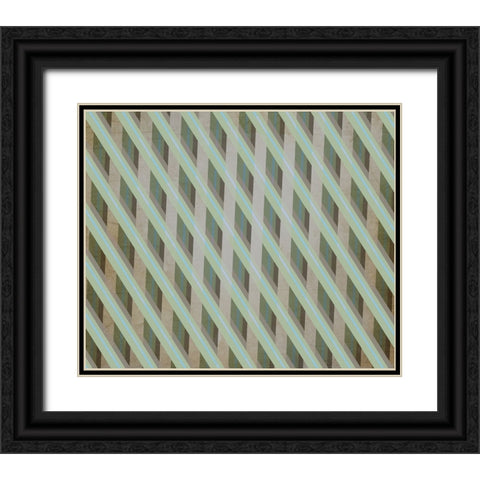 Vintage States Surface Pattern 05 Black Ornate Wood Framed Art Print with Double Matting by LightBoxJournal