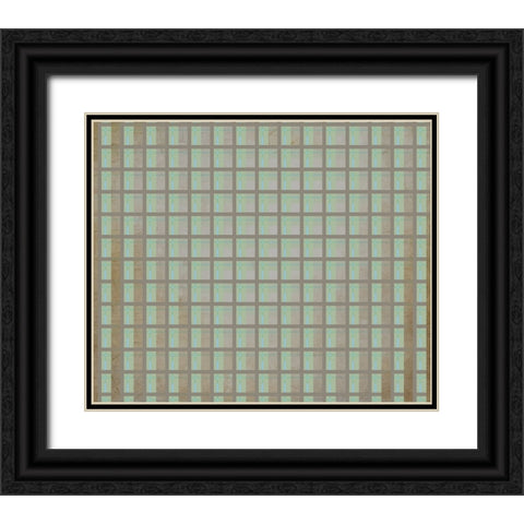Vintage States Surface Pattern 08 Black Ornate Wood Framed Art Print with Double Matting by LightBoxJournal