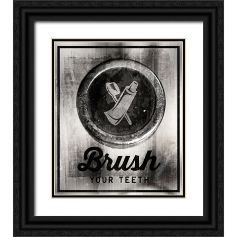 Farm bathroom signs 11 Black Ornate Wood Framed Art Print with Double Matting by LightBoxJournal