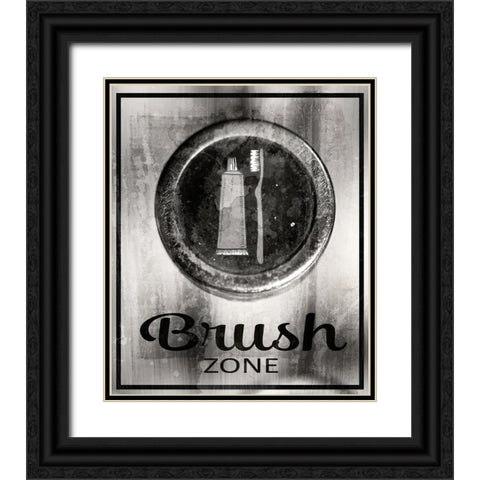 Farm bathroom signs 18 Black Ornate Wood Framed Art Print with Double Matting by LightBoxJournal