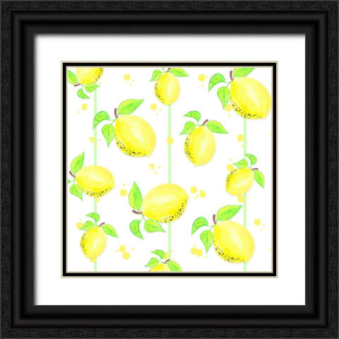 Easy Peasy Lemon 2 Black Ornate Wood Framed Art Print with Double Matting by LightBoxJournal