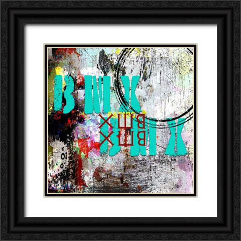 Extreme BMX TYPE Black Ornate Wood Framed Art Print with Double Matting by LightBoxJournal