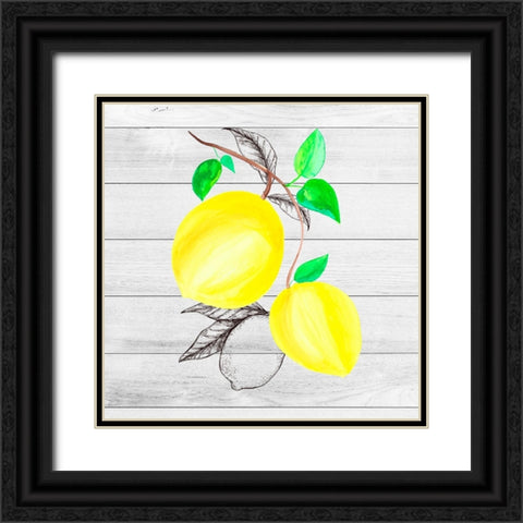 Farm Lemon 03 Black Ornate Wood Framed Art Print with Double Matting by LightBoxJournal