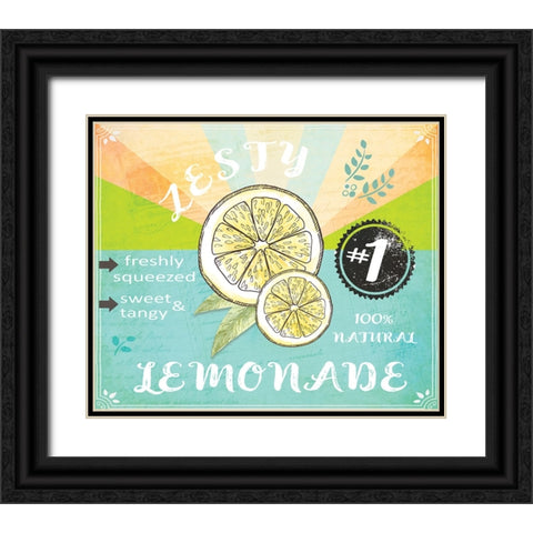 Simply Lemonade 2 Black Ornate Wood Framed Art Print with Double Matting by LightBoxJournal