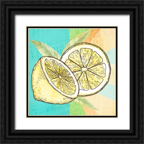 Simply Lemonade 5 Black Ornate Wood Framed Art Print with Double Matting by LightBoxJournal