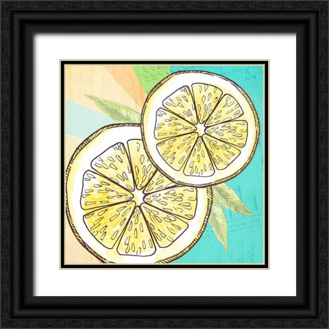 Simply Lemonade 7 Black Ornate Wood Framed Art Print with Double Matting by LightBoxJournal