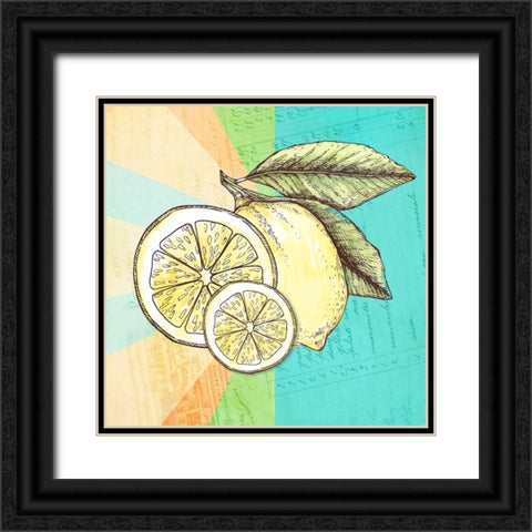 Simply Lemonade 8 Black Ornate Wood Framed Art Print with Double Matting by LightBoxJournal