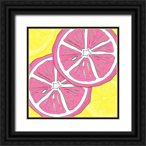 Summer time Citrus fun 4 Black Ornate Wood Framed Art Print with Double Matting by LightBoxJournal