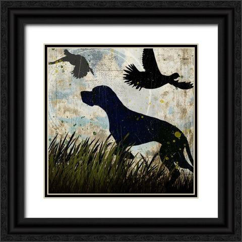 Classic Pointer 05 Black Ornate Wood Framed Art Print with Double Matting by LightBoxJournal