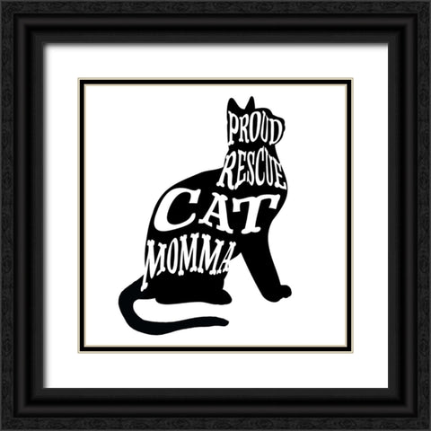 RescueCat 01 Black Ornate Wood Framed Art Print with Double Matting by LightBoxJournal