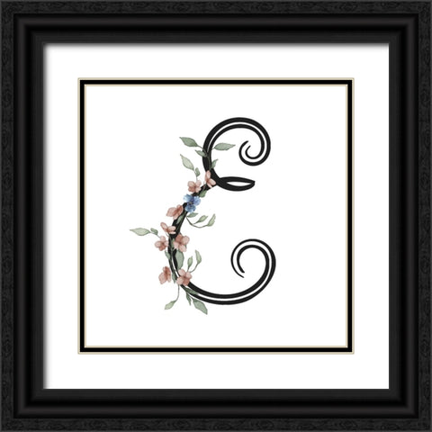 E Black Ornate Wood Framed Art Print with Double Matting by LightBoxJournal