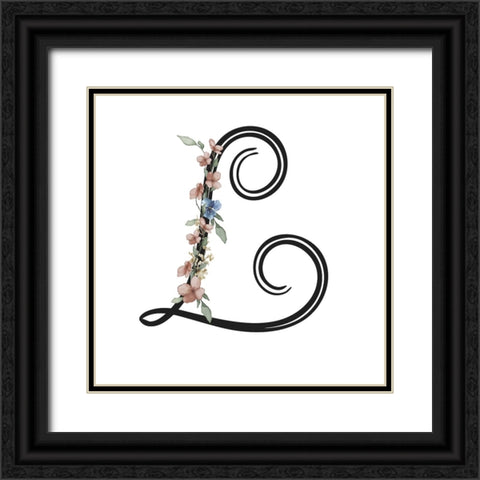 L Black Ornate Wood Framed Art Print with Double Matting by LightBoxJournal