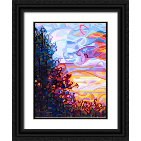 Crescendo Black Ornate Wood Framed Art Print with Double Matting by Budan, Mandy