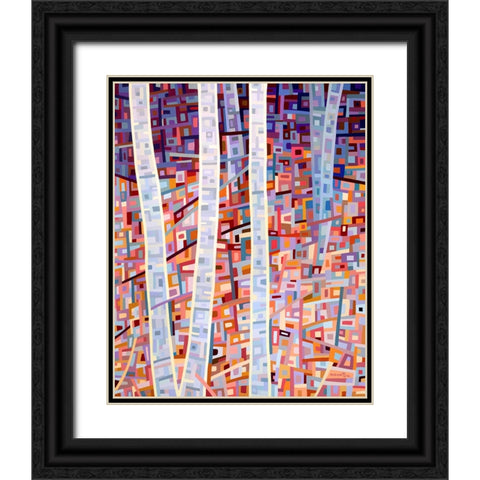 Incandescence Black Ornate Wood Framed Art Print with Double Matting by Budan, Mandy