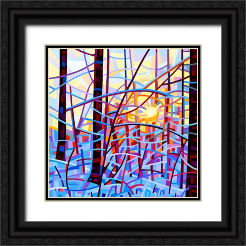 Sunrise Black Ornate Wood Framed Art Print with Double Matting by Budan, Mandy