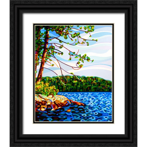 View From Mazengah Black Ornate Wood Framed Art Print with Double Matting by Budan, Mandy