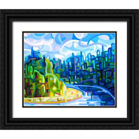 July Progression Black Ornate Wood Framed Art Print with Double Matting by Budan, Mandy