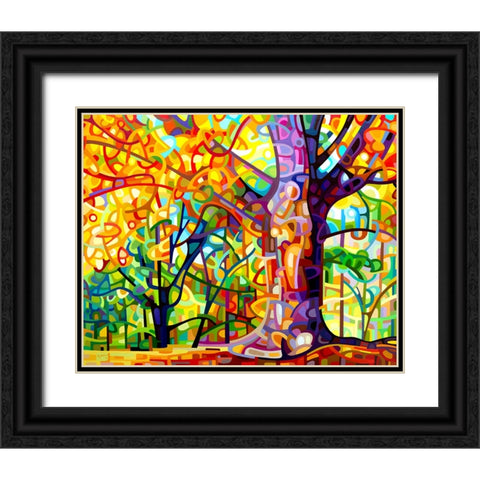 One Fine Day Black Ornate Wood Framed Art Print with Double Matting by Budan, Mandy