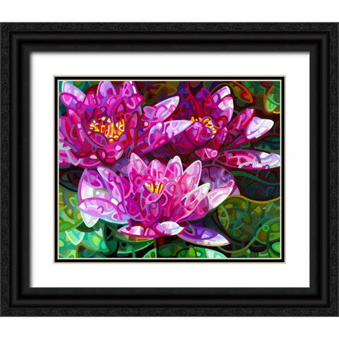 Triumvirate Black Ornate Wood Framed Art Print with Double Matting by Budan, Mandy