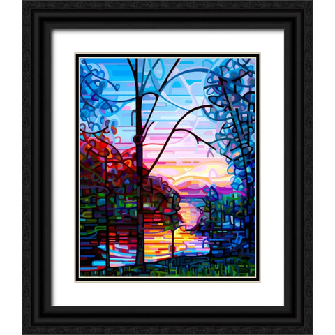 Awakening Black Ornate Wood Framed Art Print with Double Matting by Budan, Mandy
