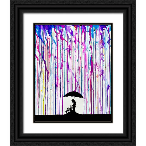 Cradle Black Ornate Wood Framed Art Print with Double Matting by Allante, Marc