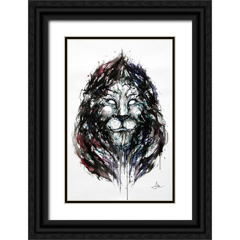 Ozymandius Black Ornate Wood Framed Art Print with Double Matting by Allante, Marc