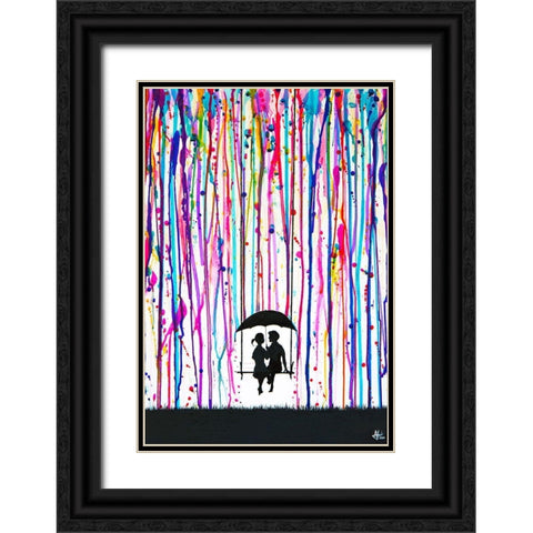 Days Gone By Black Ornate Wood Framed Art Print with Double Matting by Allante, Marc